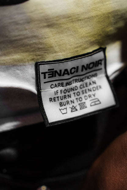 Grunge Double-Neck Crop Tee