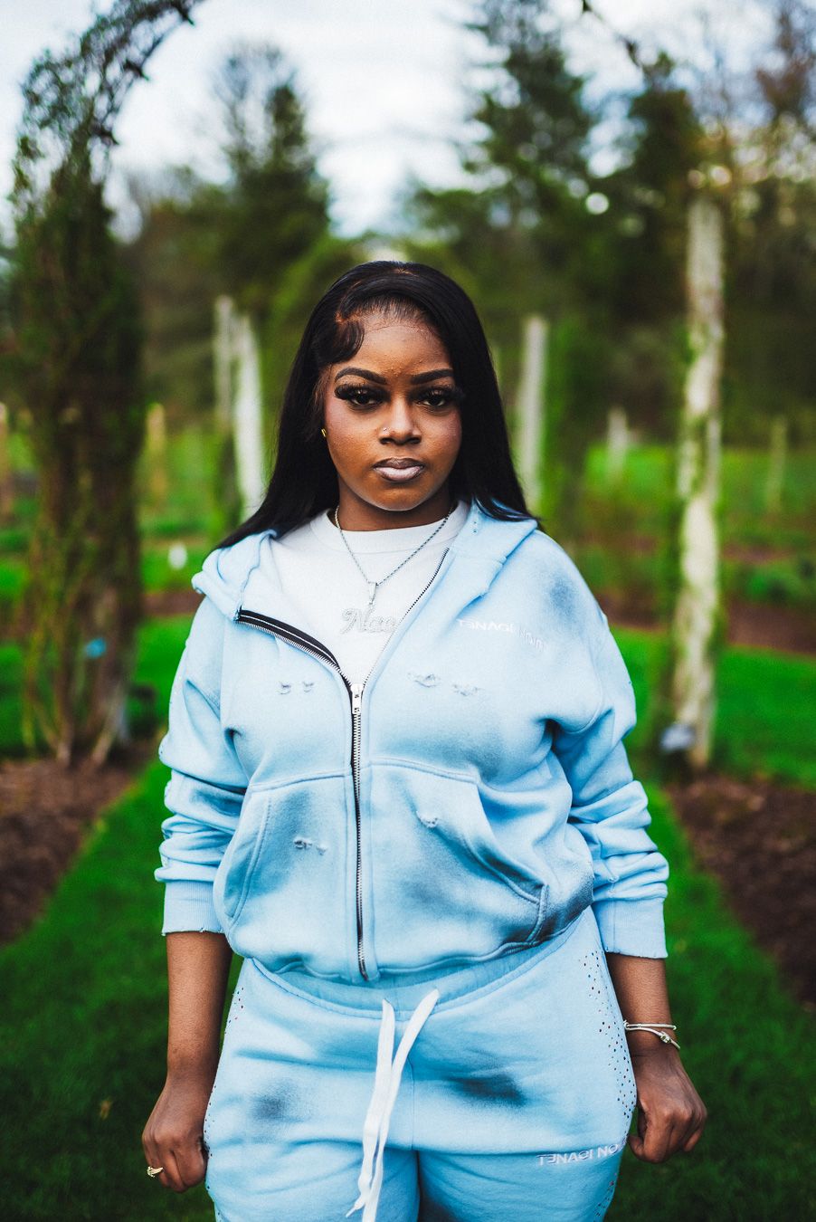 TENACI NOIR " ALASKA NOIR CONFETTI " HOODIE