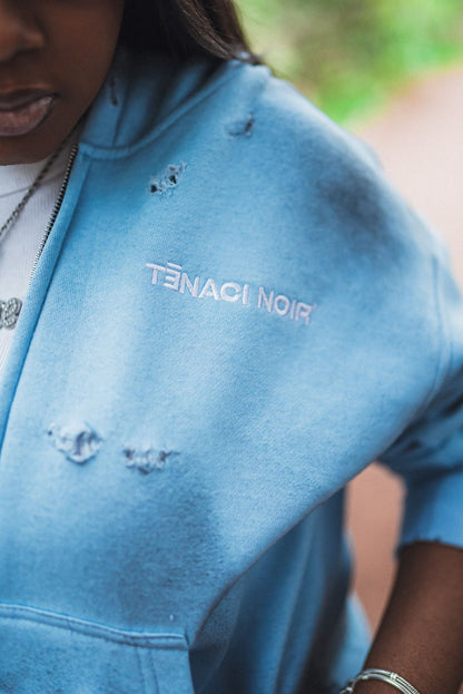 TENACI NOIR " ALASKA NOIR CONFETTI " HOODIE