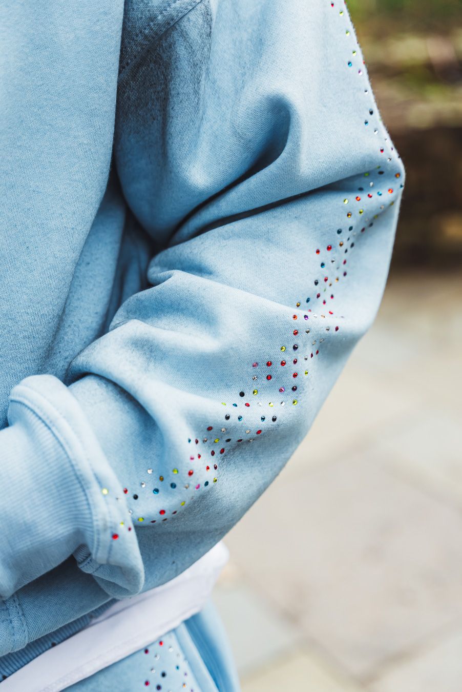 TENACI NOIR " ALASKA NOIR CONFETTI " HOODIE